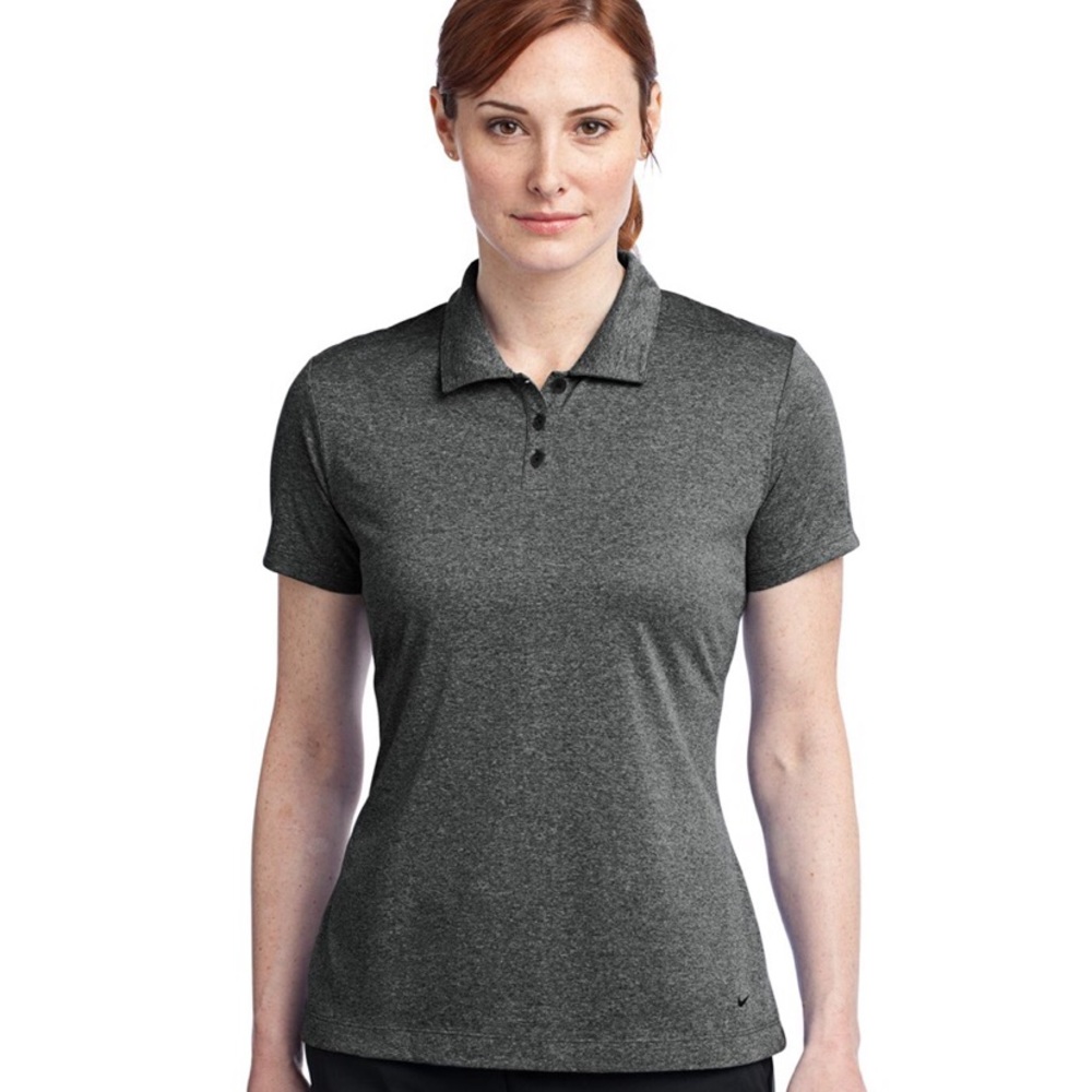 Nike Women’s Golf Polo, Dri-FIT, Contrast Stitch, Swoosh, EUC - Picture 3 of 14